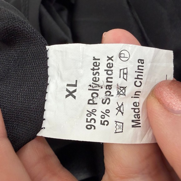 Unbranded Tiered Ruffle Mini Dress Women XL Black V-Neck Flutter Sleeve Casual - Picture 7 of 9